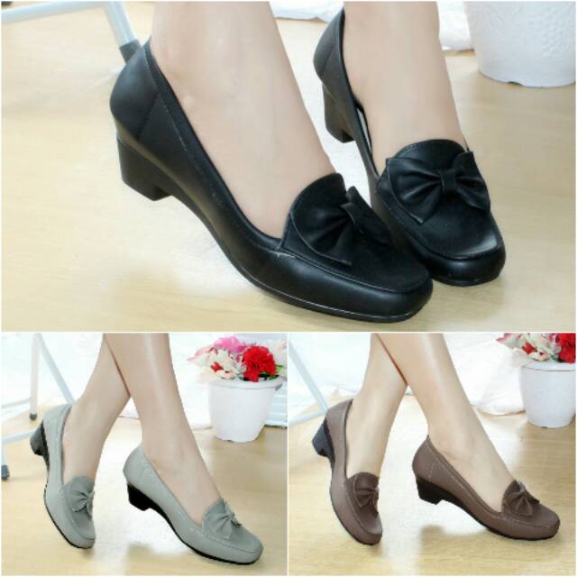 Sepatu Wanita Pantofel Kerja kantor formal Murah kulit 