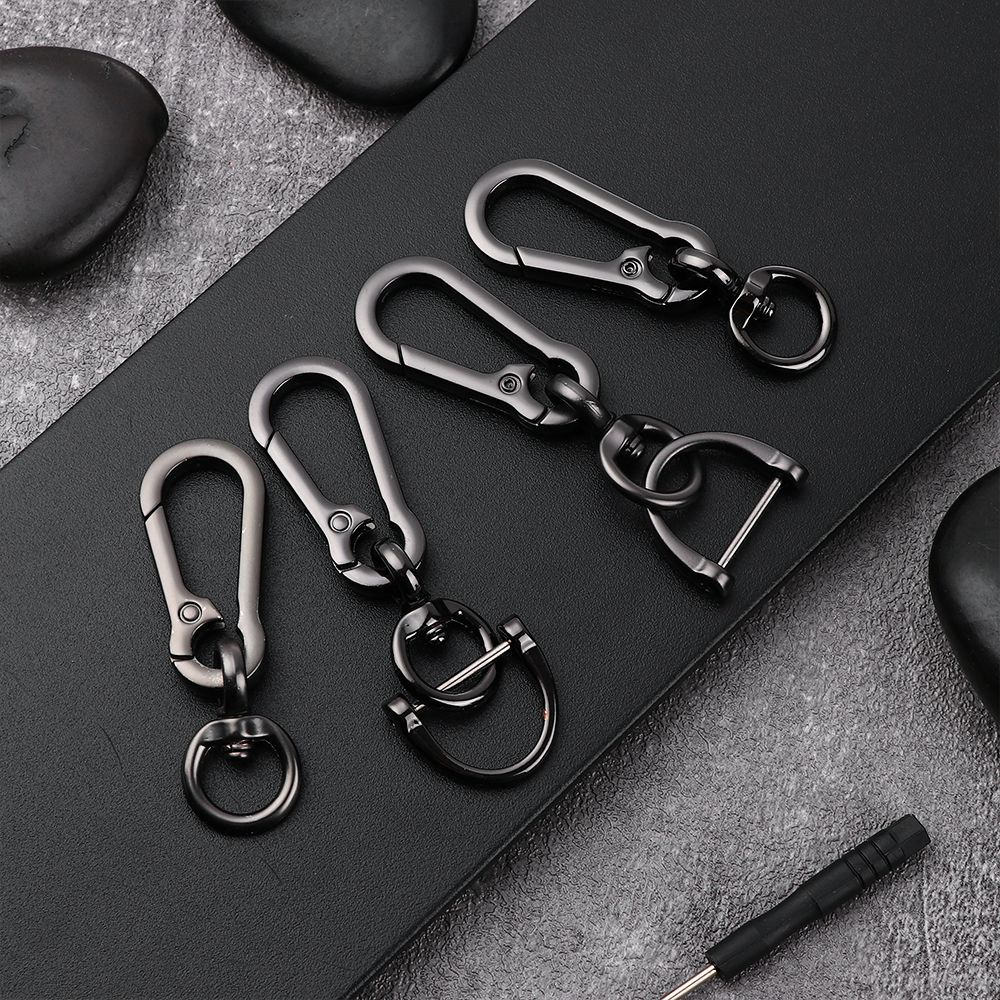 TOP Outdoor Keychain Tool Metal Camping Keys Chain Car Keyring Key Ring Accessories Multistyles EDC Horseshoe Buckle Creative Buckle Holder