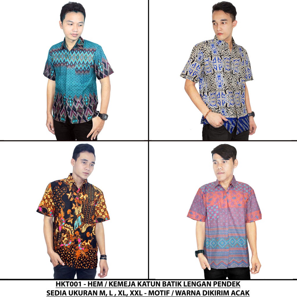 HEM PRIA SANTIKA BLACK KEMEJA PRIA SERAGAM KERJA KANTOR SINOMAN