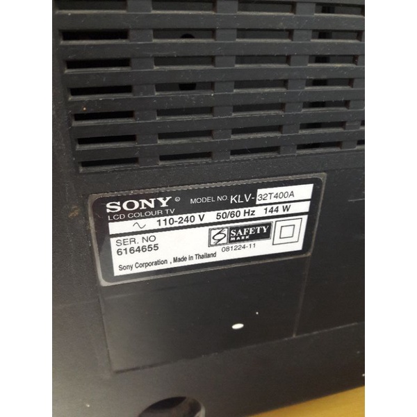 SONY LCD colour TV KLV-32T400A dijual per bagian
