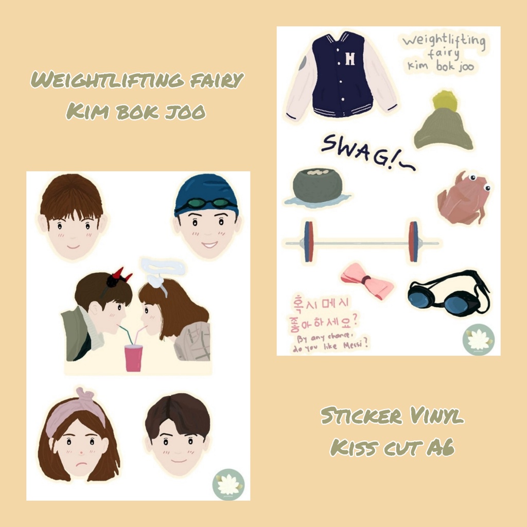 

JASMINTEES - STICKER SET A6 / LEMBAR STIKER PACK AESTHETIC / STICKER VINYL KISS CUT / SERI K-DRAMA WEIGHTLIFTING FAIRY KIM BOK JOO / STIKER LAPTOP CASING HANDPHONE / STIKER TUMBLR DEKORASI JURNAL / STIKER BINDER / SCRAPBOOK STICKER / ORIGINAL / EXTRA