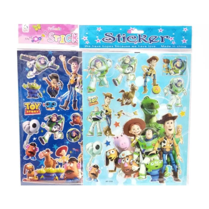 

hbls453 Sticker Stiker Toy Story Anak Laki Laki Perempuan