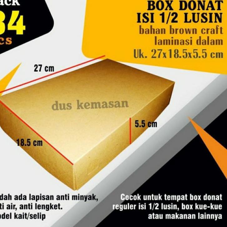 

Dus Donat Isi 6 Kraft Laminasi (34pcs) OR0