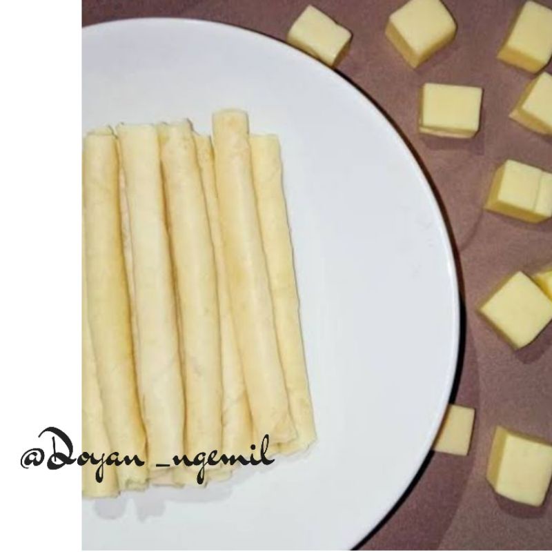 FROZEN FOOD MAKANAN RINGAN TERMURAH VIRAL CHEESE ROLL  STICK KEJU CEMILAN CAMILAN (KEJU AROMA) By Do