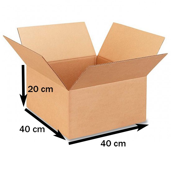 

Kardus - Polos - Craft - 40 cm x 40 cm x 20 cm - SWR