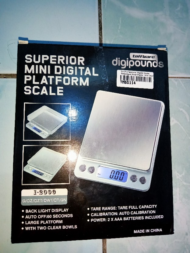 Tw Professional Coffee Digital Scale Timbangan Kopi Digital 1000 Gram