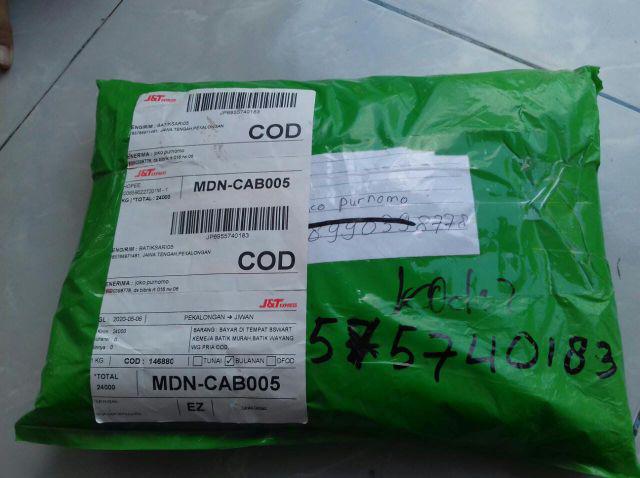 Couple Batik Lengan Pendek Seno Biru M L Xl