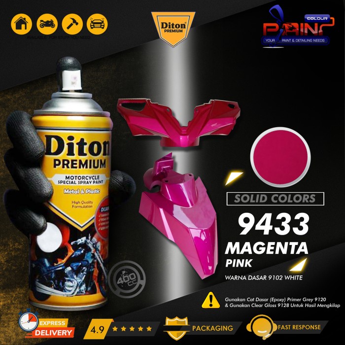 DITON PREMIUM Cat Semprot Standard - 9433 Magenta Pink