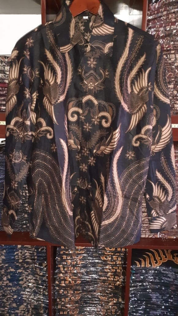 Baju Batik Pria Slimfit Big Size M L Xl Xxl Atasan Kemeja Batik Lengan Pendek Original