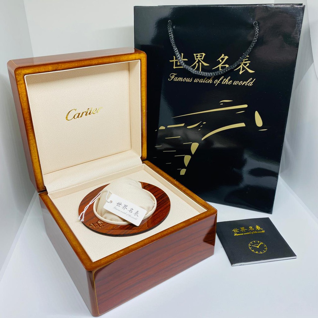 Box Jam Tangan Cartier Original Fullset