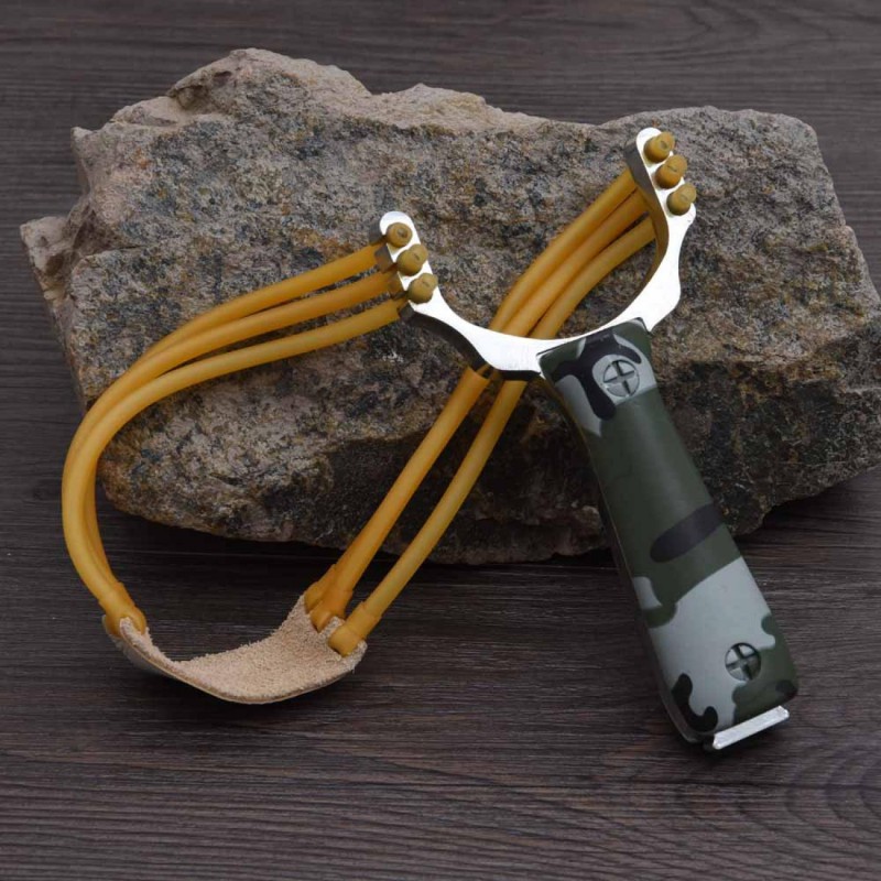 Ketapel Slingshot SJ Berburu Outdoor Besi Aluminium Modern Katapel