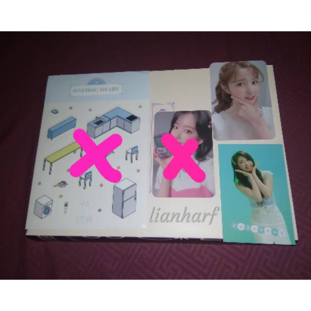 WTS IZ*ONE OneiricDiary PC Diary Ver. Chaeyeon Hitomi