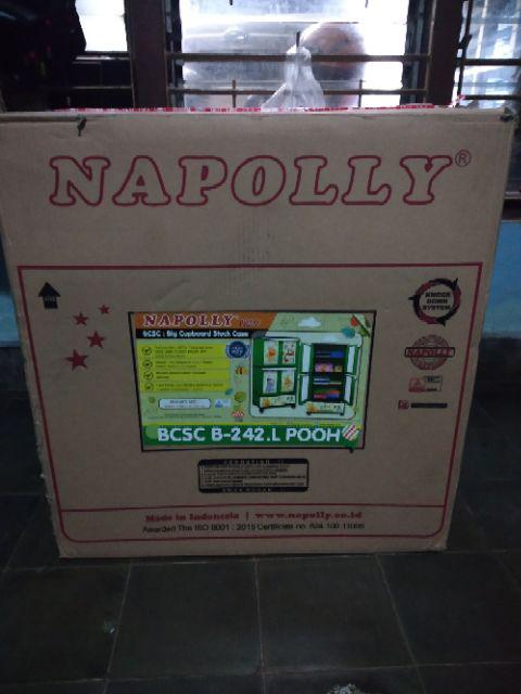 Promo New Year Container Karakter Anak  Container Pintu Laci Plastik Container Bcsc B-242l Pooh/kst