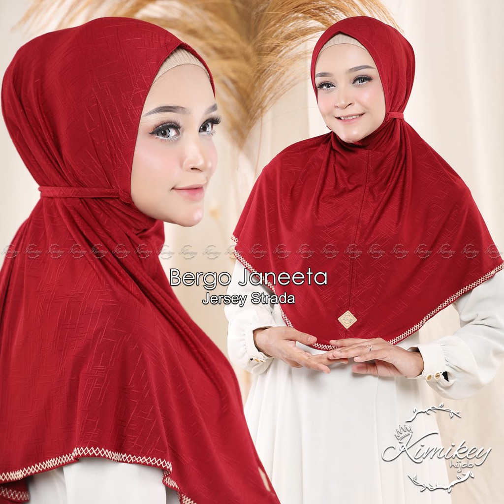 Jilbab Instan Bergo Non Pet Janeeta By Kimikey