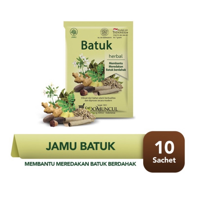 Sidomuncul jamu batuk ( jamu meringankan batuk )