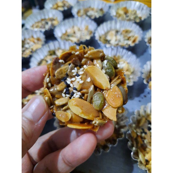 Paket Bahan Florentine Cookies Lengkap Plus Kacang Mede/ Trial Mix Florentine Pasti Promo