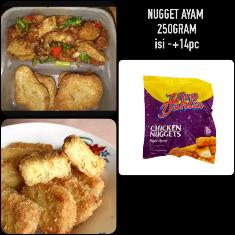 

Nugget Ayam 1pack Isi 14pc 250gram