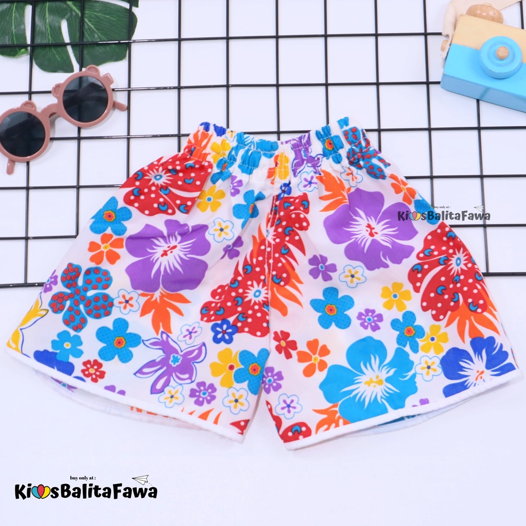 Summer Pants Kids uk 1-3 tahun / Celana Pendek Anak Laki Perempuan Harian Bawahan Hawaii Pants