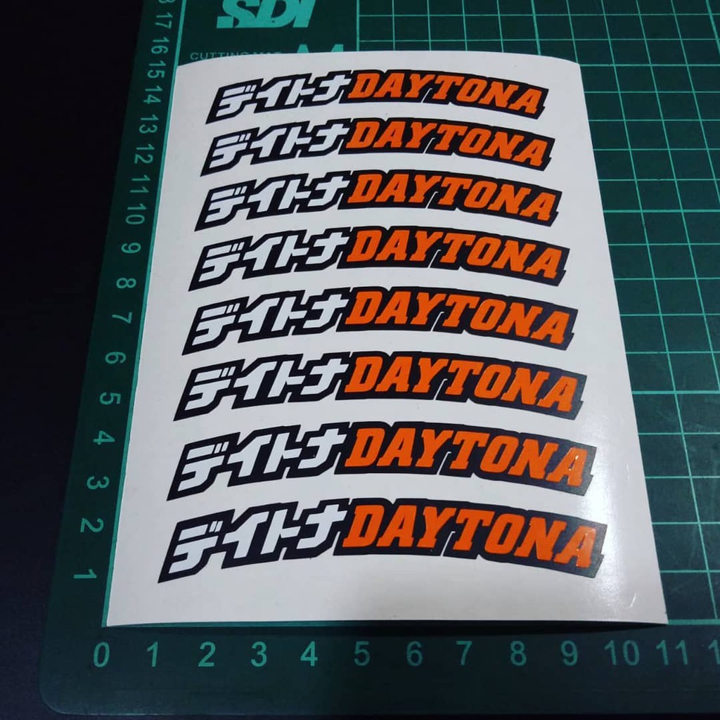 Cutting Sticker Velg Daytona