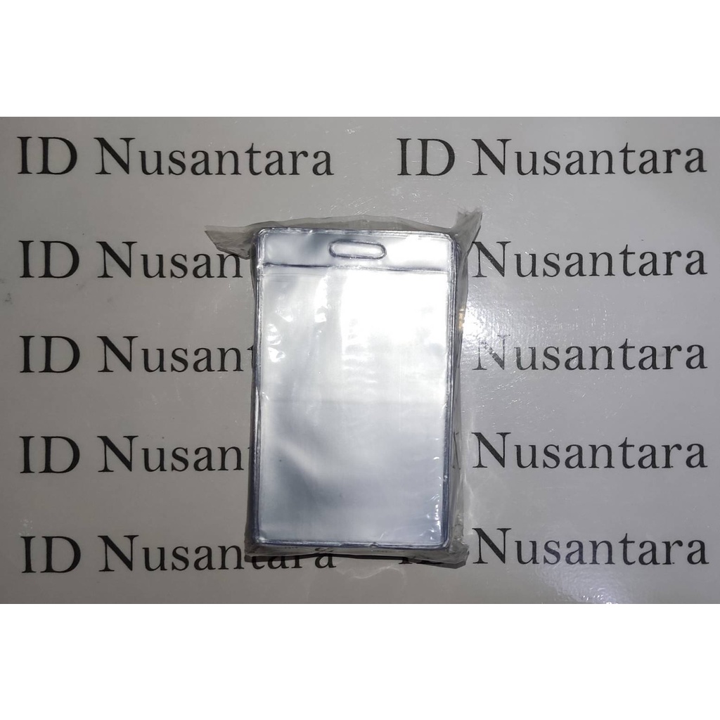 

Plastik ID Card Ukuran 9.5x9 Tebal 0.20 Mikron Bening Buram