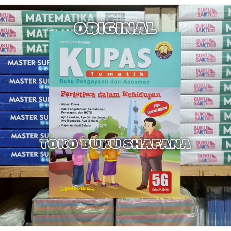 Paket Buku Kupas Tematik 5F 5G 5H 5I Kelas 5 SD Yudhistira K13 Edisi Revisi ( Harga 4 Buku )