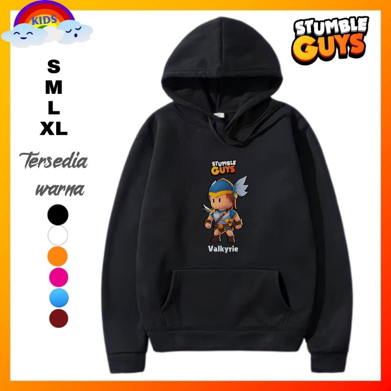 Stumble guys guy jaket hoodie sweater switer Anak stumble guys guy switer Jaket/Jaket stumble guys g