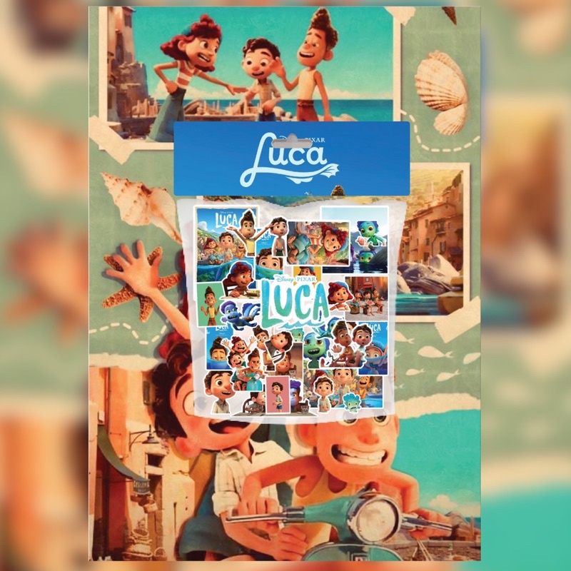 

[30 PCS STICKERS] Stickers Luca untuk laptop, hp, dll sudah dicutting