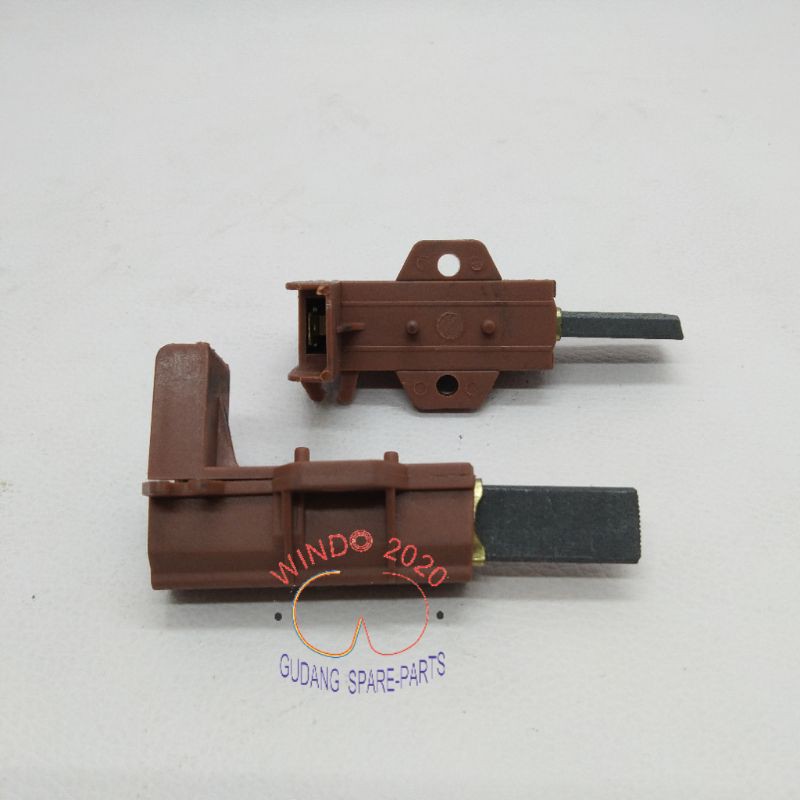 CARBON / KARBON BRUSH MOTOR MESIN CUCI | ARANG MESIN CUCI PRONT LOADING  SAMSUNG &amp; ARISTON ISI 2PCS