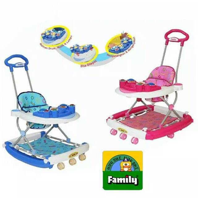 Baby Walker Family FB 218 A Alat Bantu Jalan Bayi 6 Bulan Drum Stick Baby Walker 99-9863