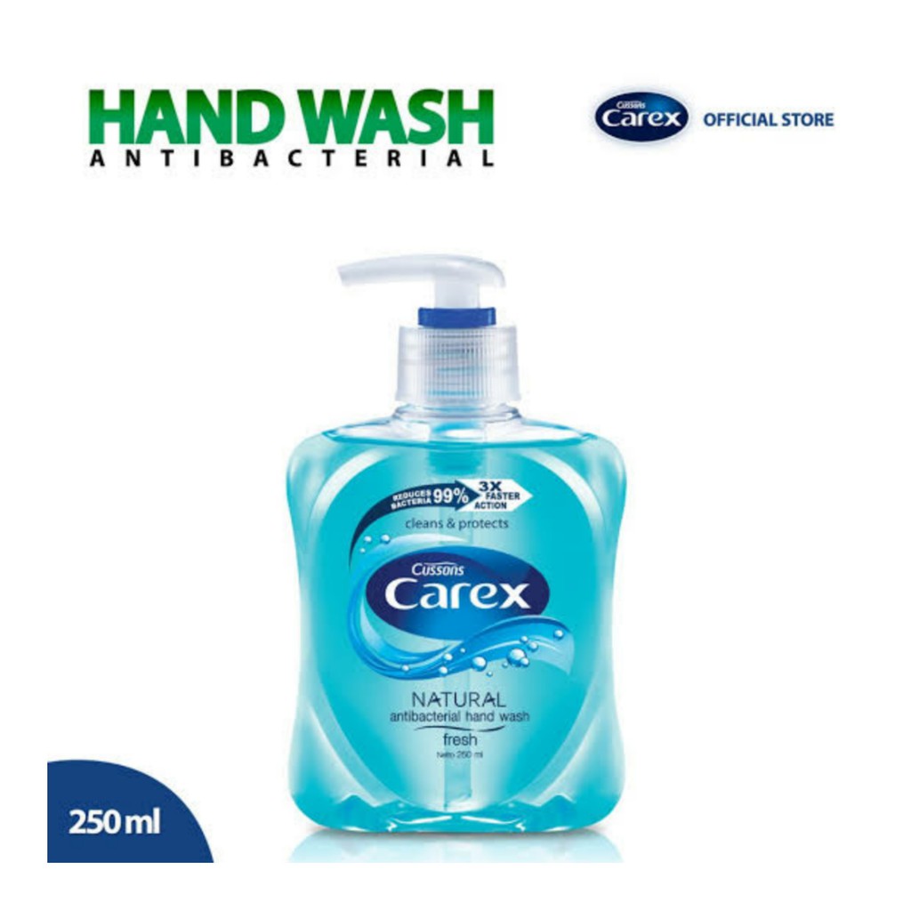 CAREX SABUN CUCI TANGAN HAND WASH ANTISEPTIK ANTI BAKTERI KUMAN 250 ML PUMP