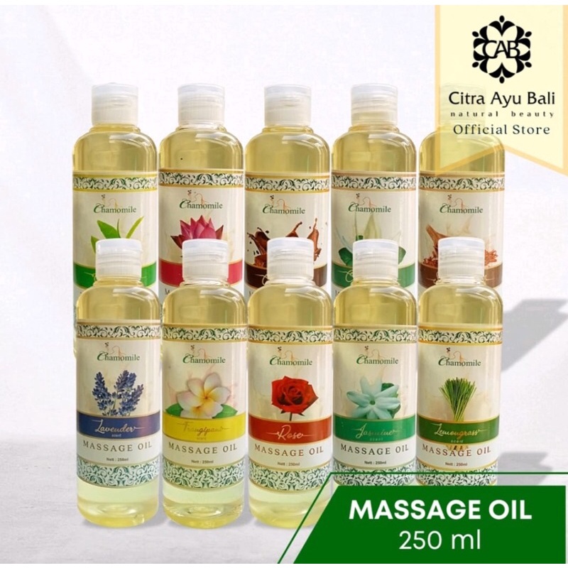 Chamomile Massage Oil (minyak urut/pijat) Aromaterapi