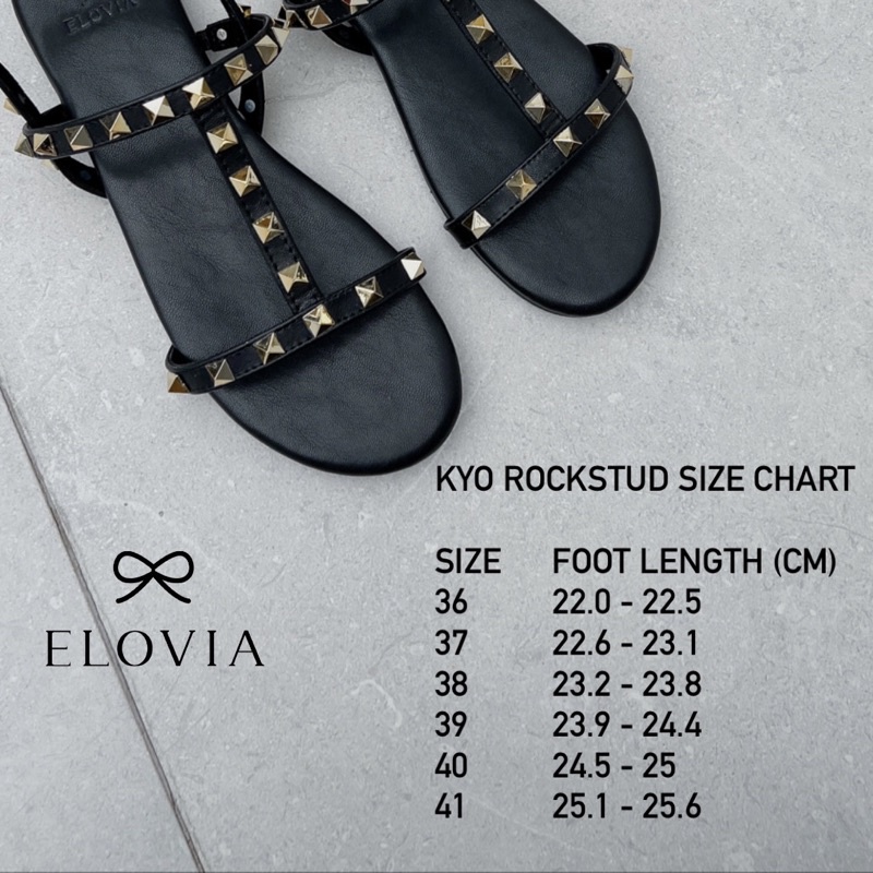 ELOVIA - Kyo Rockstud Sandal