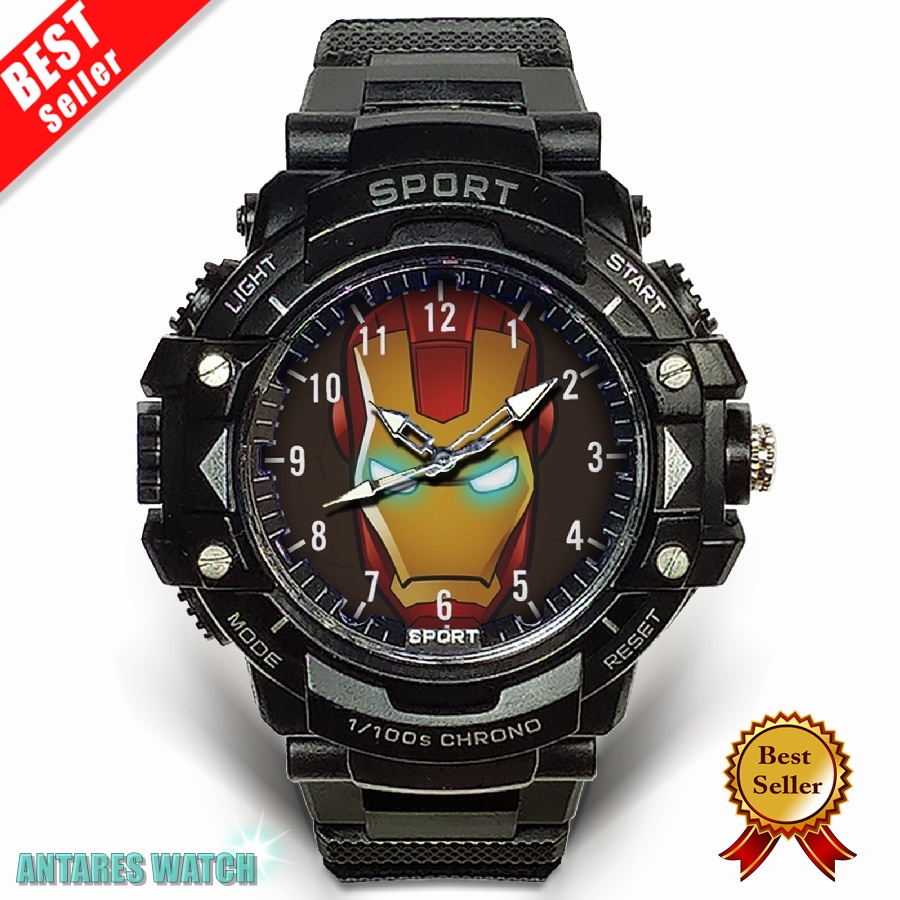 (Exclusive) Jam Tangan IRON MAN (Nice)