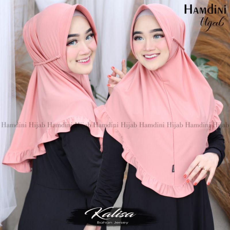 Jilbab Bergo Instan Daily Kalisa Original Hamdini Hijab