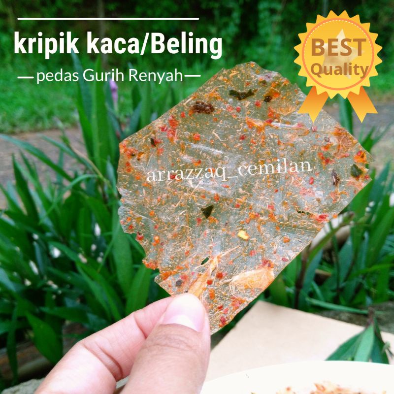 

Keripik kaca 200 gr / keripik beling keripik pedas snack kiloan makanan ringan seblak