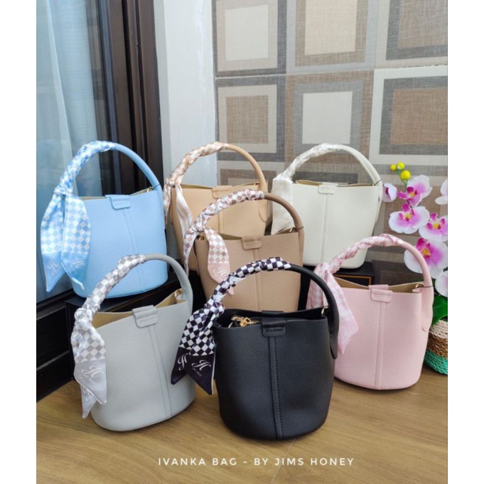 IVANKA BAG JIMSHONEY GRATIS SCRAFT POUCH DAN TALI PANJANG BISA DI TENTENG