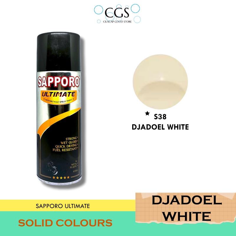 CAT PUTIH SAPPORO DJADOEL WHITE S38 - sapporo s38 - pilok putih sapporo ultimate - pylox sapporo put