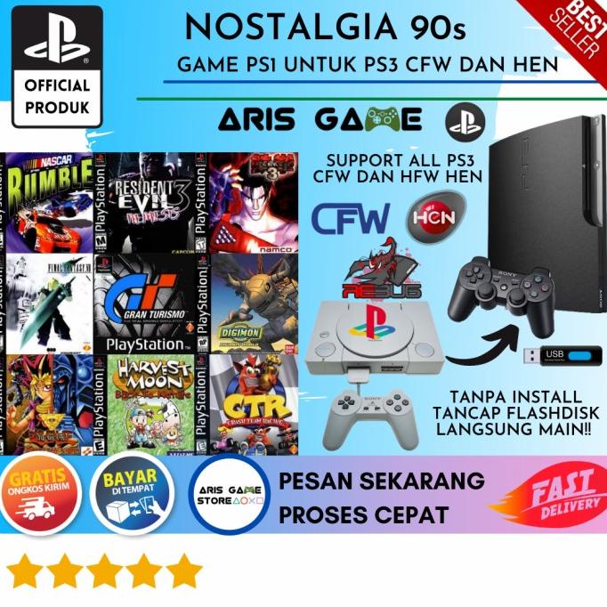 BISA COD FLASHDISK ISI GAME PS1 MAIN DI PS3