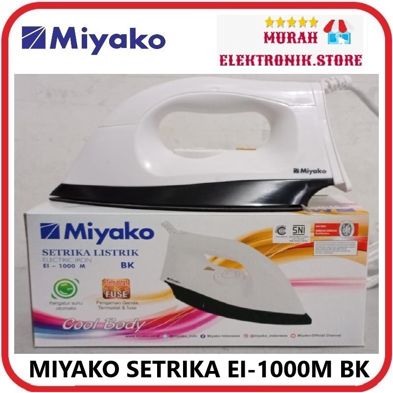 MIYAKO SETRIKA/IRON EI-1008 M-ANTI LENGKET