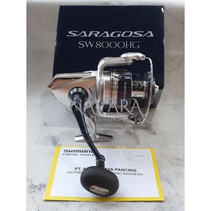 Reel SHIMANO SARAGOSA SW 8000HG buat laut (produk original)