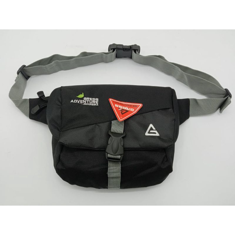Waistbag/ Sling bag Gress Adventure Black