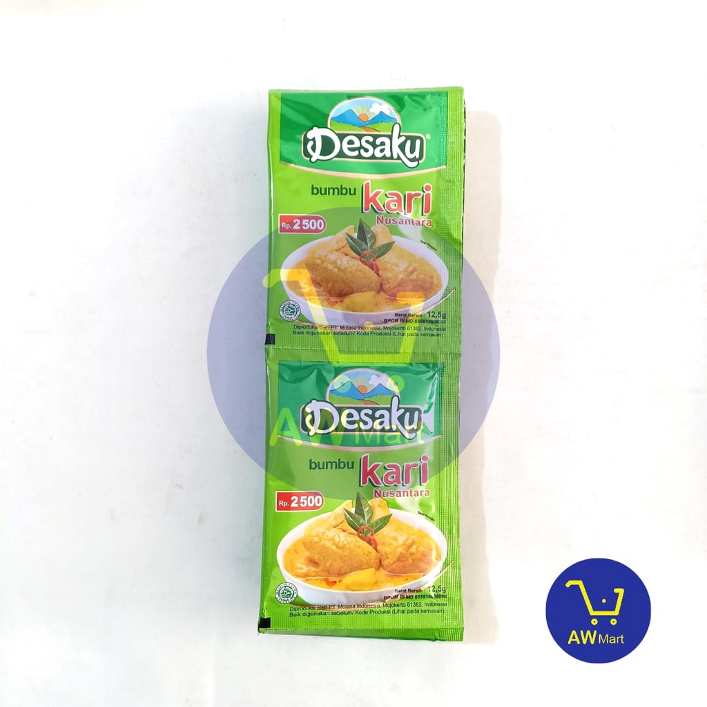 DESAKU BUMBU BUBUK RENCENG 12.5 GRAM / 7.5 GRAM X 10 SACHET ALL VARIAN - KETUMBAR DLL