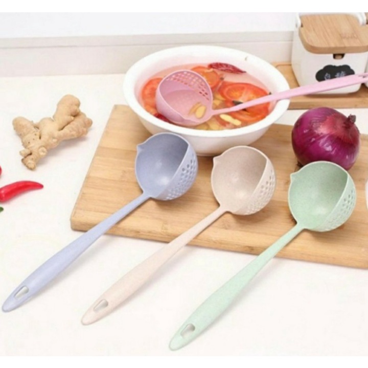 Centong Sup Kuah Sayur 2 in 1 / Centong Sup Saringan Sendok Kuah