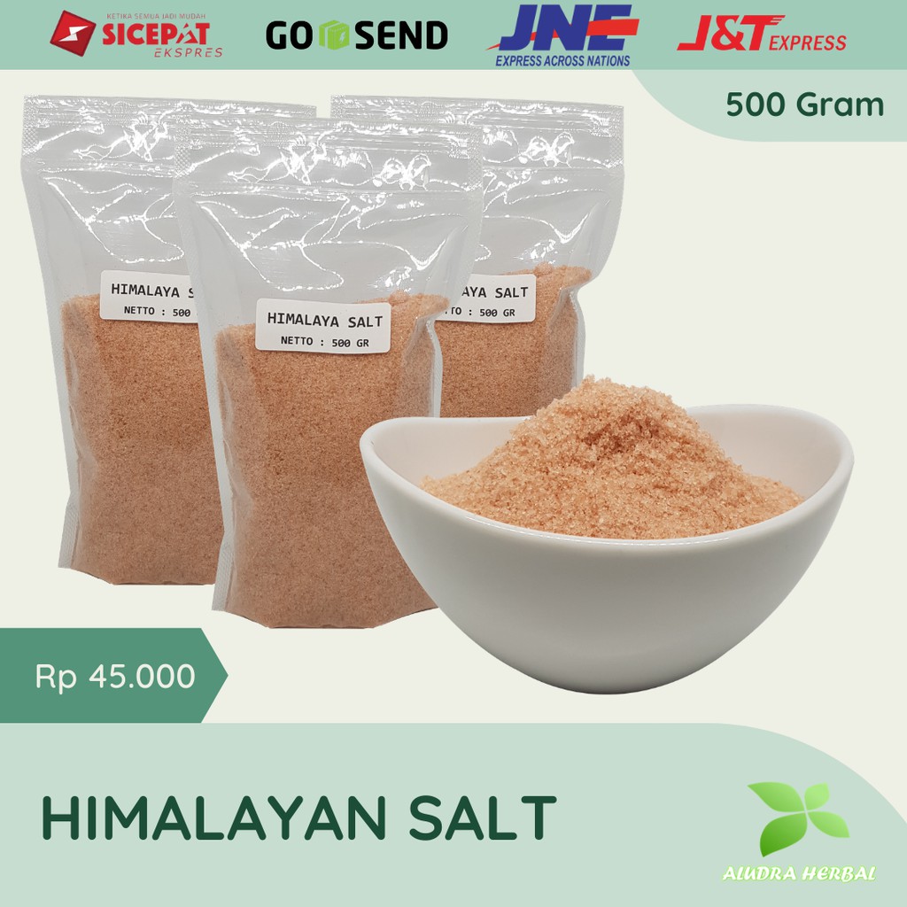 

Himalayan Salt 500 Gram Finest Quality Garam Himalaya Pink