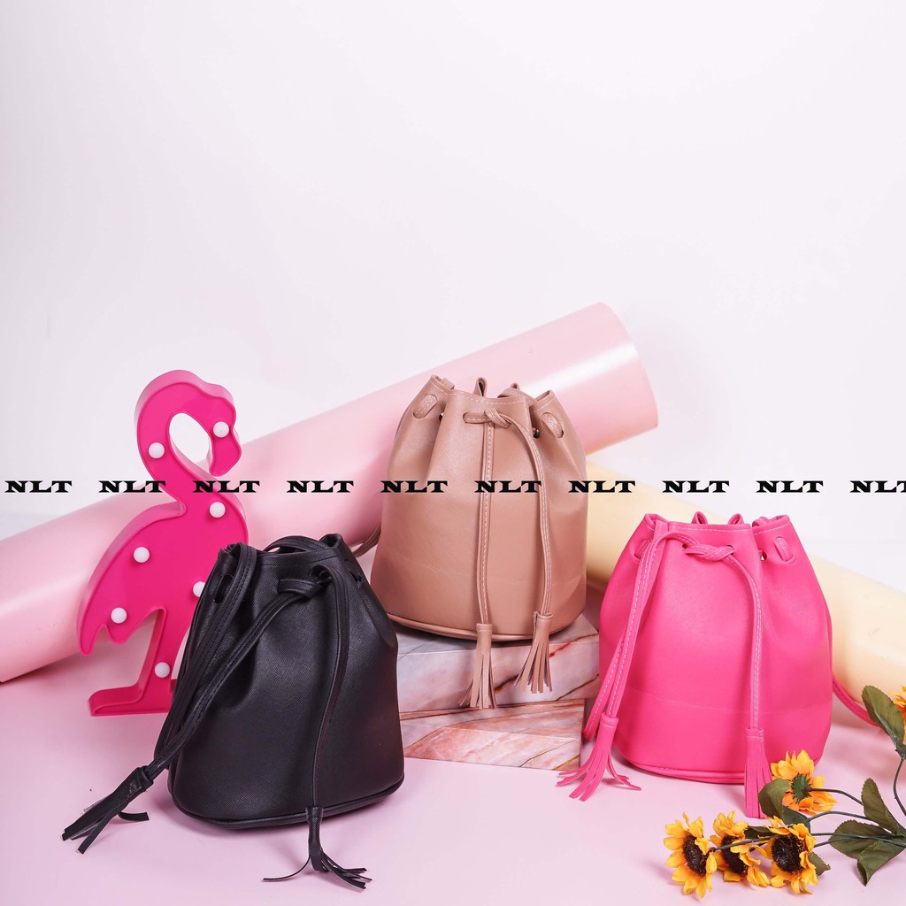 NunuLisaTan - Sling Bag Fashion Wanita Tas Mini Model Serut