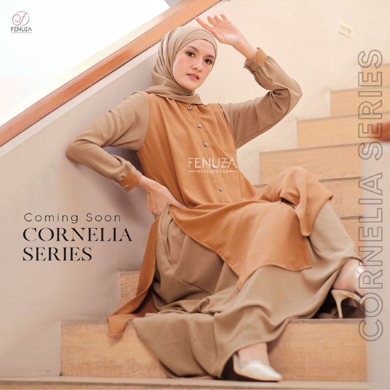 Open PO Cornelia Series by Fenuza Dress Layered Busui Friendly