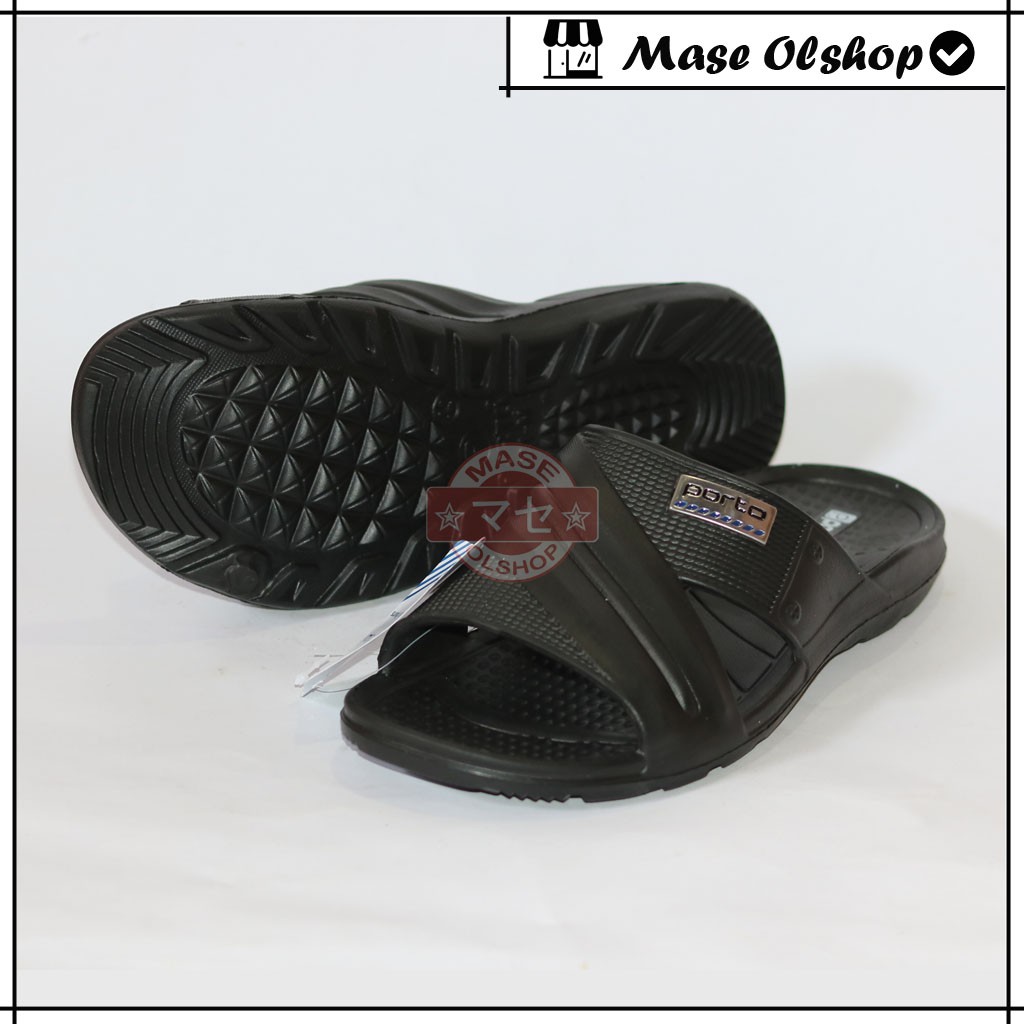 Sandal Slop Pria Sendal Karet Porto 901M