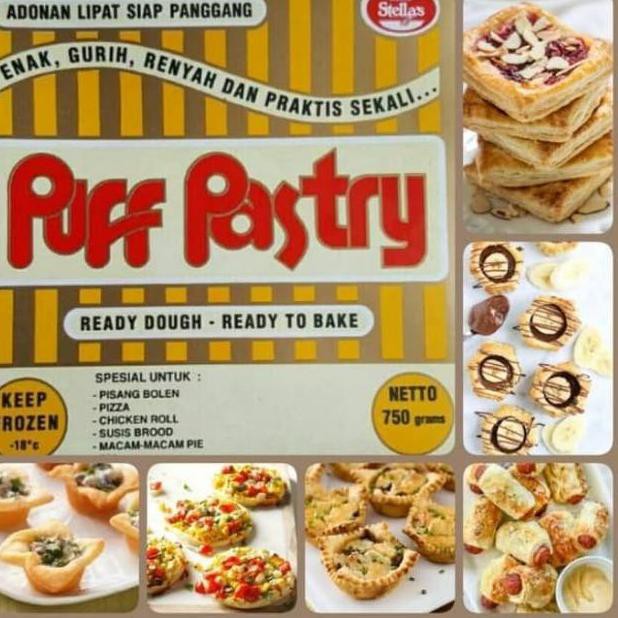 

(Seller Star BY 17Ap7Bx) Stella Puff Pastry 750 gram ¤