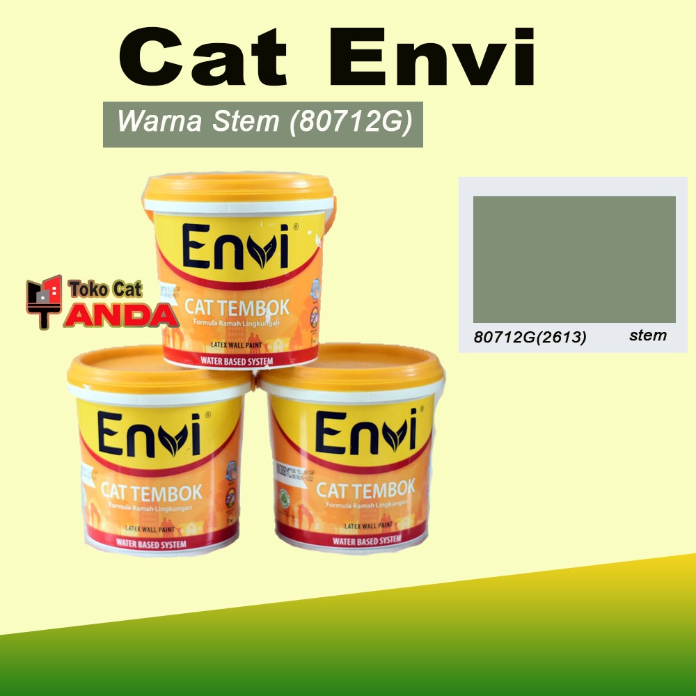 Cat ENVI Warna STEM - Cat Tembok ENVI - Warna STEM 80712G