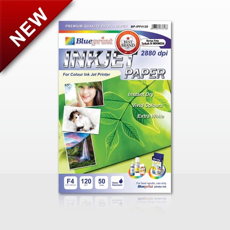 BP-IPF4120 Inkjet Paper F4 BLUEPRINT 120gsm